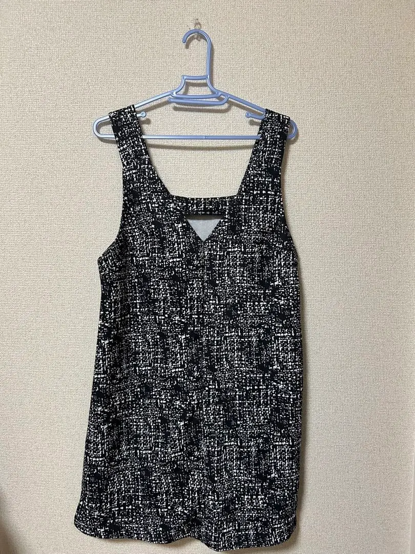 Thumbnail of SHEIN Sleeveless Dress, Size S, Black and White Pattern