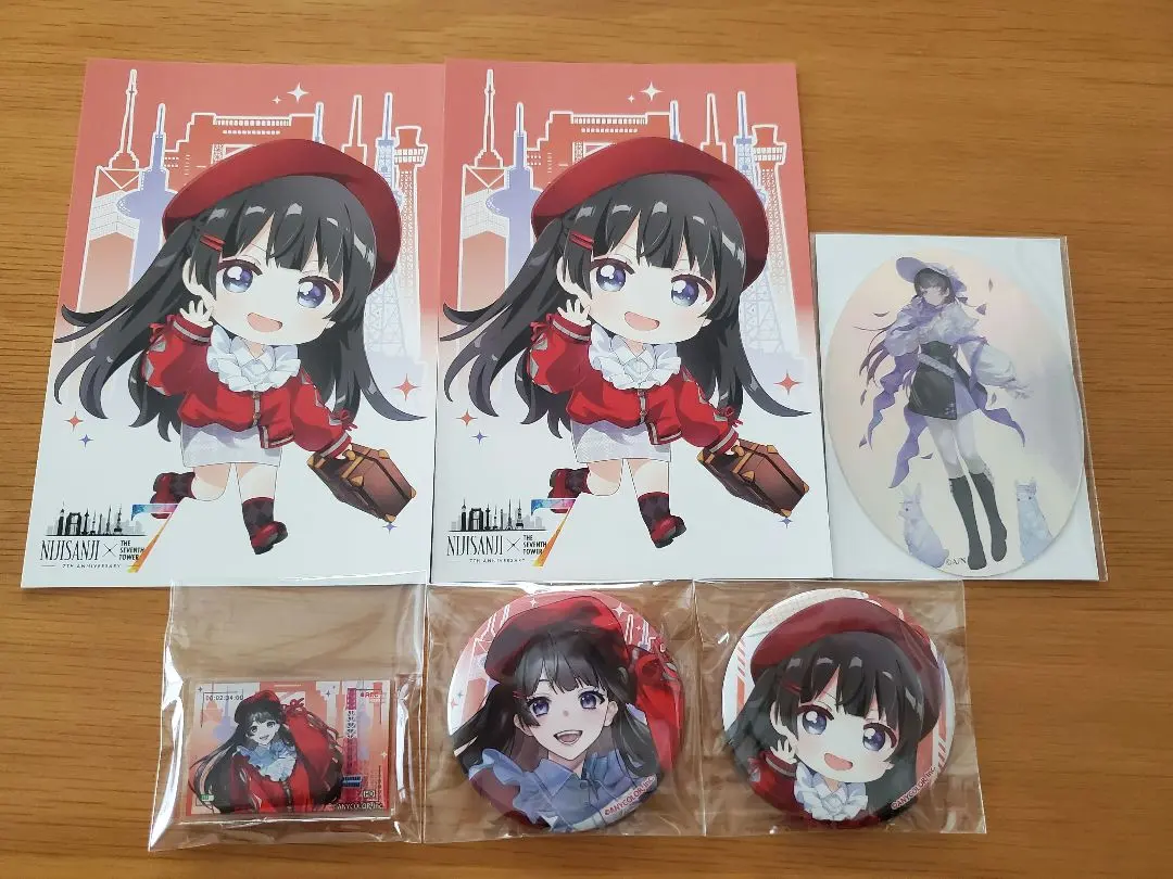Thumbnail of Final Price Reduction: Nijisanji Tsukino Mito 7 Major Tower Collaboration Items, etc. Bundle ①