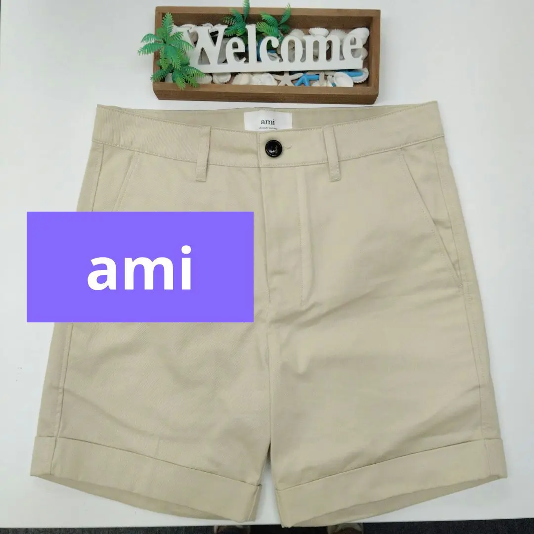 極美品　アミ　ami ショートパンツ メンズ クーポン】アミパリス Ami Paris USO325.749 ショートパンツ ADC