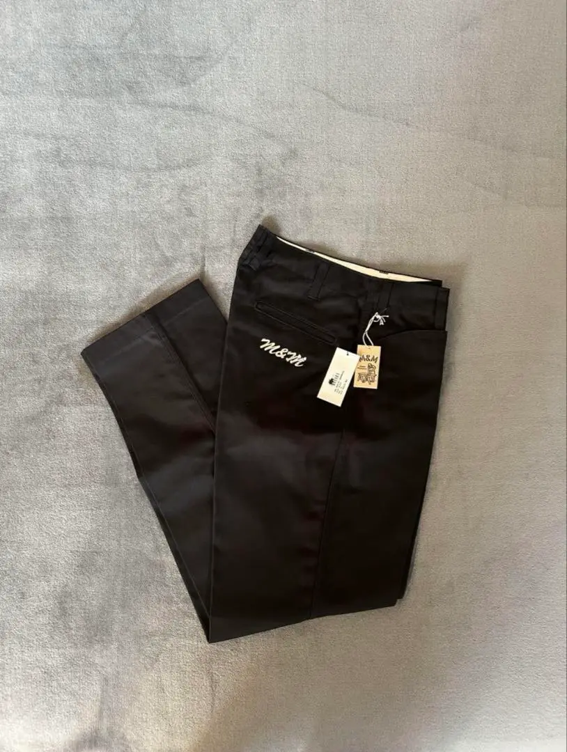M&M×MASSES チノパン　S M&M CUSTOM PERFORMANCE - WORK PANTS L (×MASSES) (GREEN