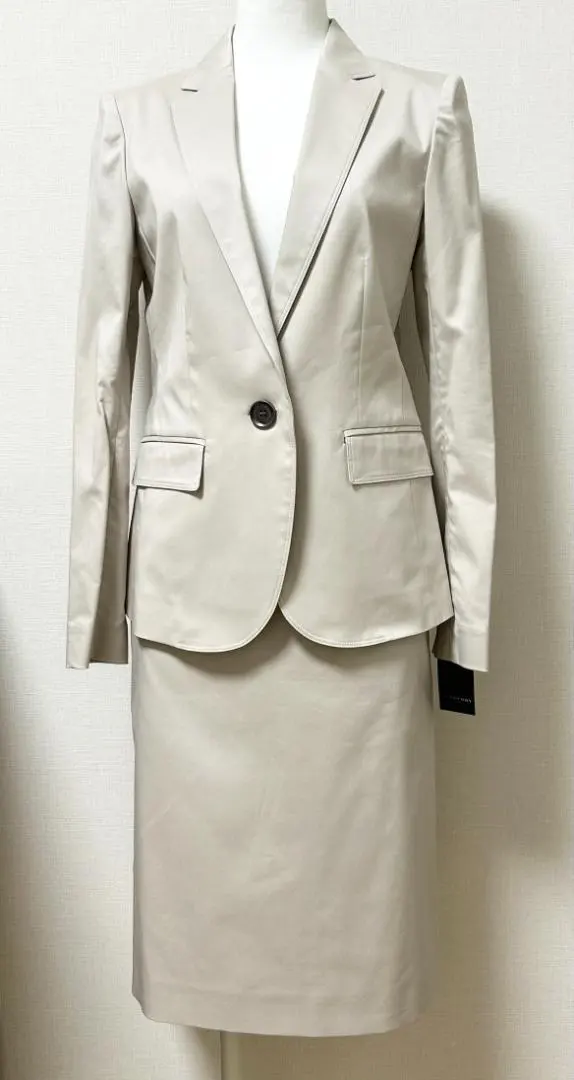 Thumbnail of BURBERRY Burberry Set-up Suit Jacket Skirt Beige