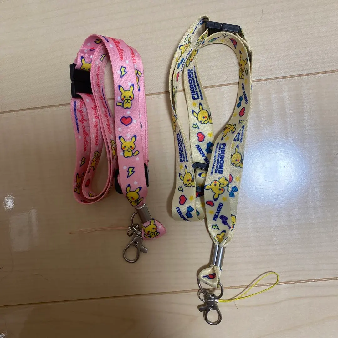 Thumbnail of Pikachu Neck Holder Neck Strap Pink Yellow