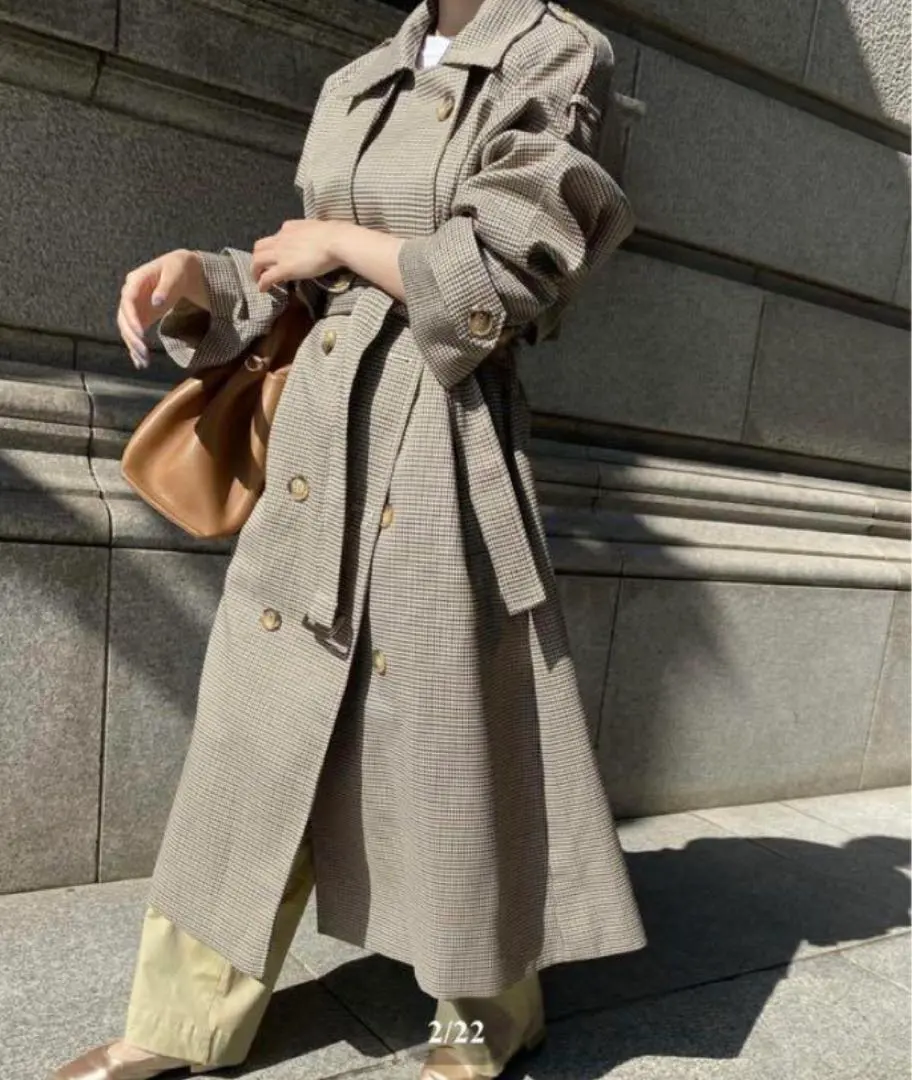 Thumbnail of Marron Check Coat le emma
