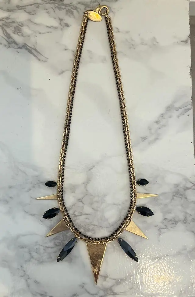 Iosselliani イオッセリアーニ ドロップロングネックレス ゴールド IOSSELLIANI/イオッセリアーニ】 ネックレス -RINGselectshop仙台