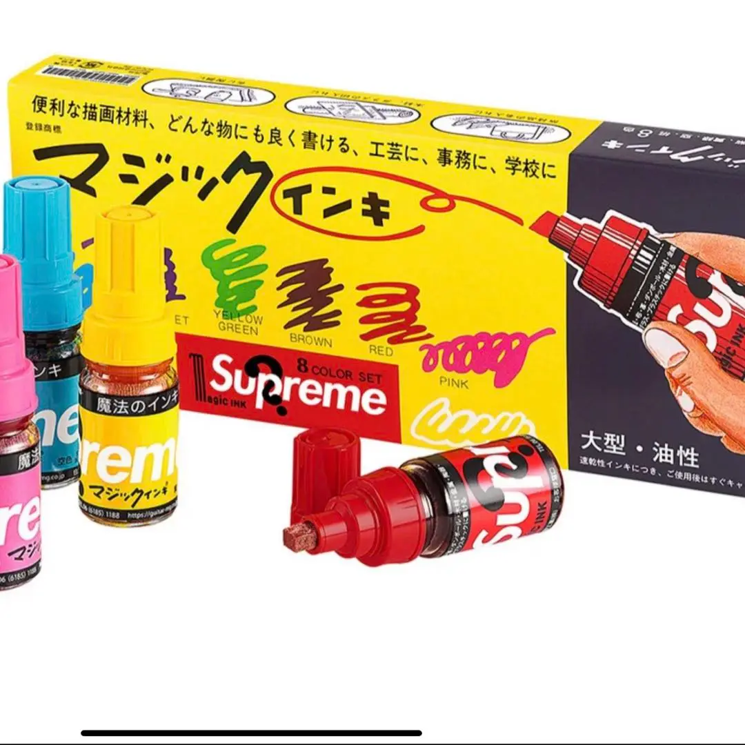 supreme マグネット＆マジックインキ 2点セット se932r.jpg
