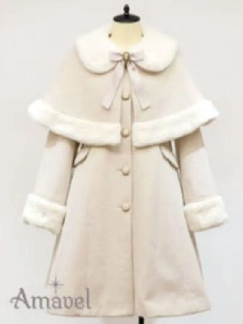【Amavel】Antique Doll ケープロングコート USED】Antique Dollケープロングコート | Amavel Wunderwelt
