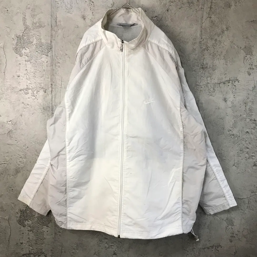 Thumbnail of Used clothing, jacket, nylon jacket, raglan, white, gray, Nike