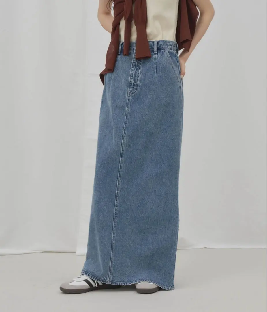 美品　GIUNON デニムスカートlongdenim long denim skirt / ロングデニムスカート（デニムスカート