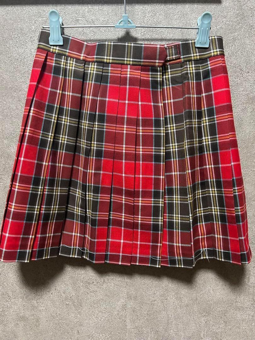 Thumbnail of Popular sizes in stock! Shinagawa Joshi Gakuin style uniform skirt, red check pattern, cosplay