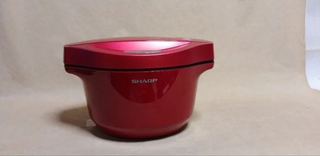 【メルカリ市限定セール】ホットクック2017年製SHARP KN-HT24B-R HEALSIO(ヘルシオ) ホットクック 水なし自動調理鍋 KN-HT24B