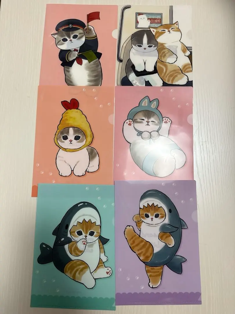 Thumbnail of Mofusand Mofusand Exhibition Novelty A5 Clear File 6-piece Set