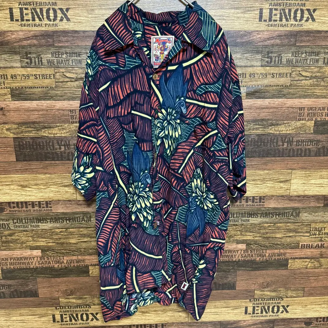 Mambo Lost Weekend アロハシャツ 🦘 Vintage Reg Mombassa 'Sheriff of Nothing' and 'Lost
