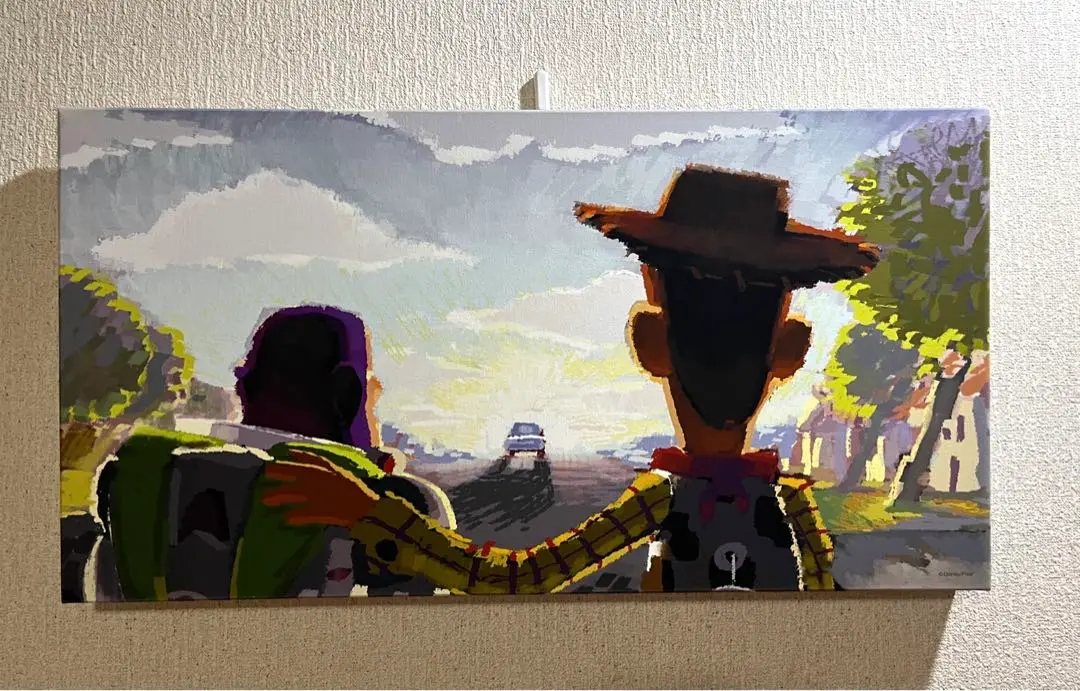 ピクサー展 トイストーリー キャンバス アート グッバイアンディ
