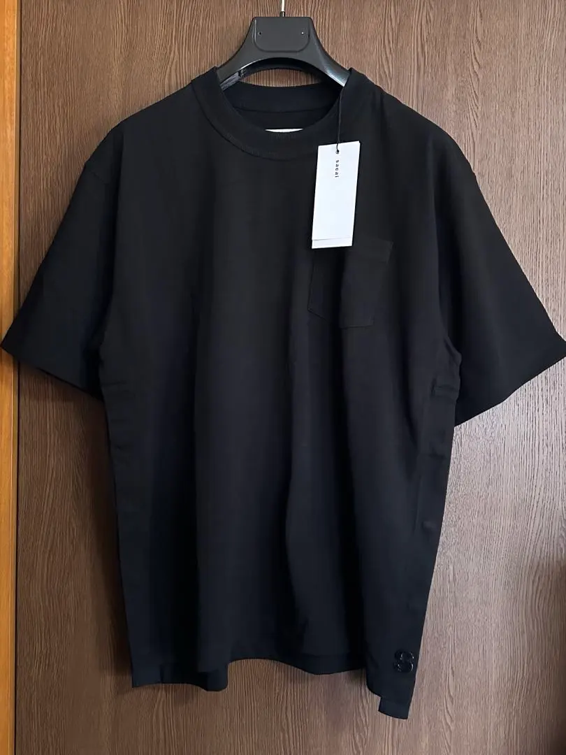 Thumbnail of Black New sacai S Logo Patch T-shirt Black Sacai Men's 2