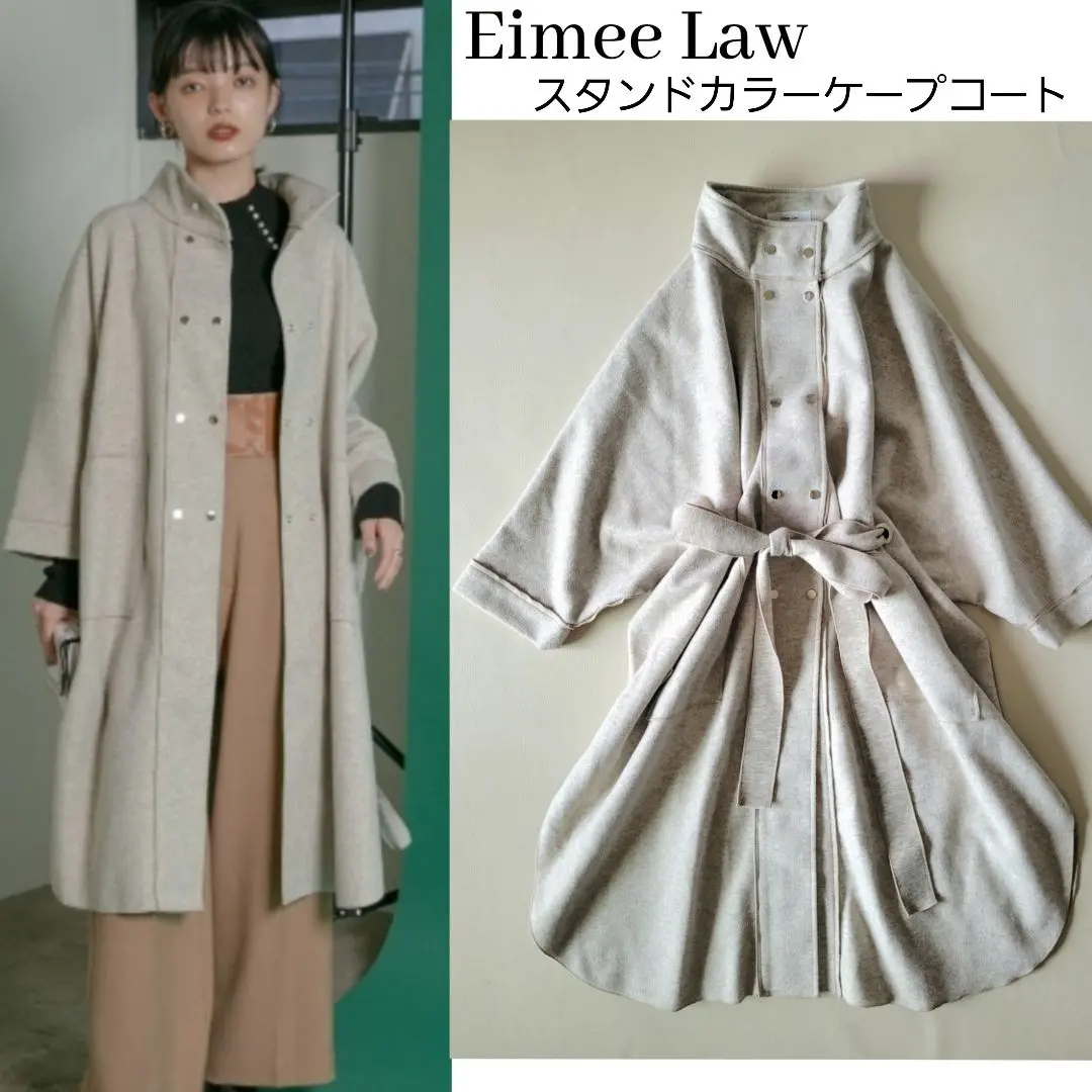 Eimee Law エイミーロウ　ポンチョ フーディ ケープコート 38サイズ 2025年最新】Eimee Law ポンチョ・ケープコートの人気アイテム