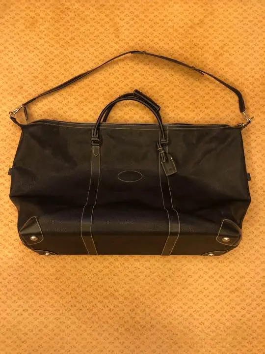 MULBERRY ブラック ヘビーグレイン シティ ボストンバッグ Mulberry - City Weekender Full-Grain Leather Bag Mulberry