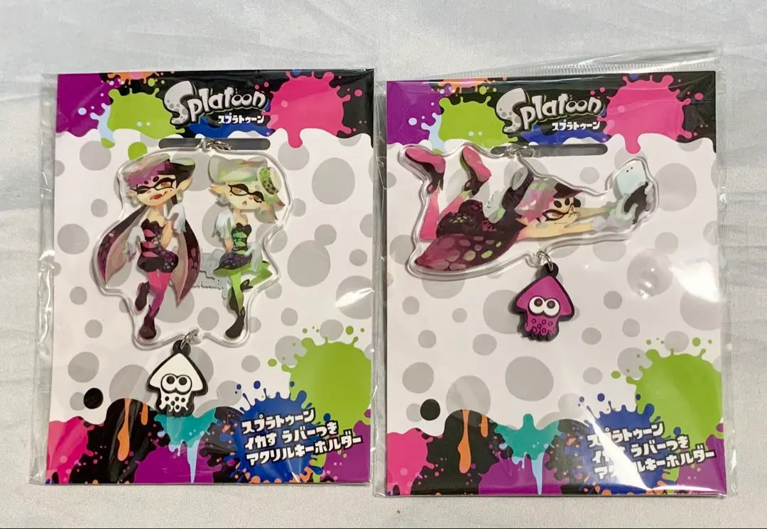 シオカラーズアクリルキーホルダー empty | PRODUCT | Others | スプラトゥーン イカす ラバーつき