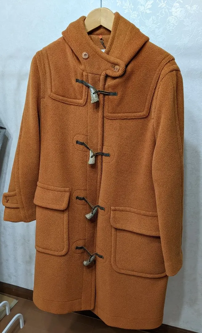 Thumbnail of Montgomery Moorebrook Herringbone Duffle Coat, Made in England, British Made