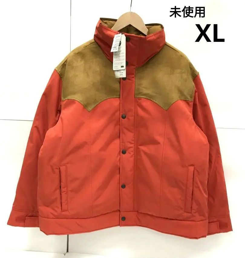hiro リーバイス レッドタブ ダウンジャケット オレンジ デニム M リーバイス レッドタブ ダウンジャケット Mサイズ 津上翔一 仮面