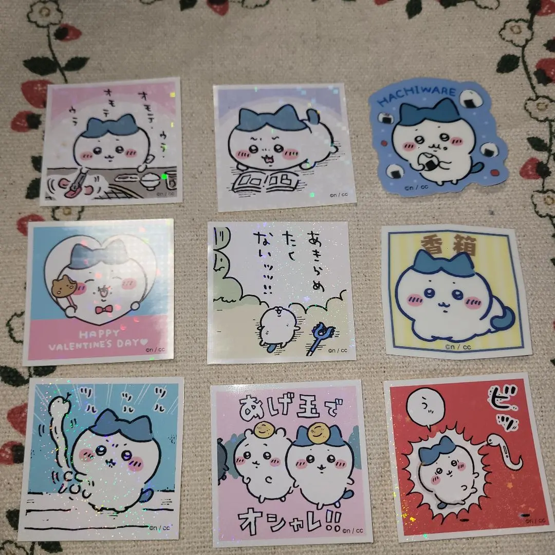 Thumbnail of Chikawa Hachiware Sticker Sheet Set (9 Stickers)