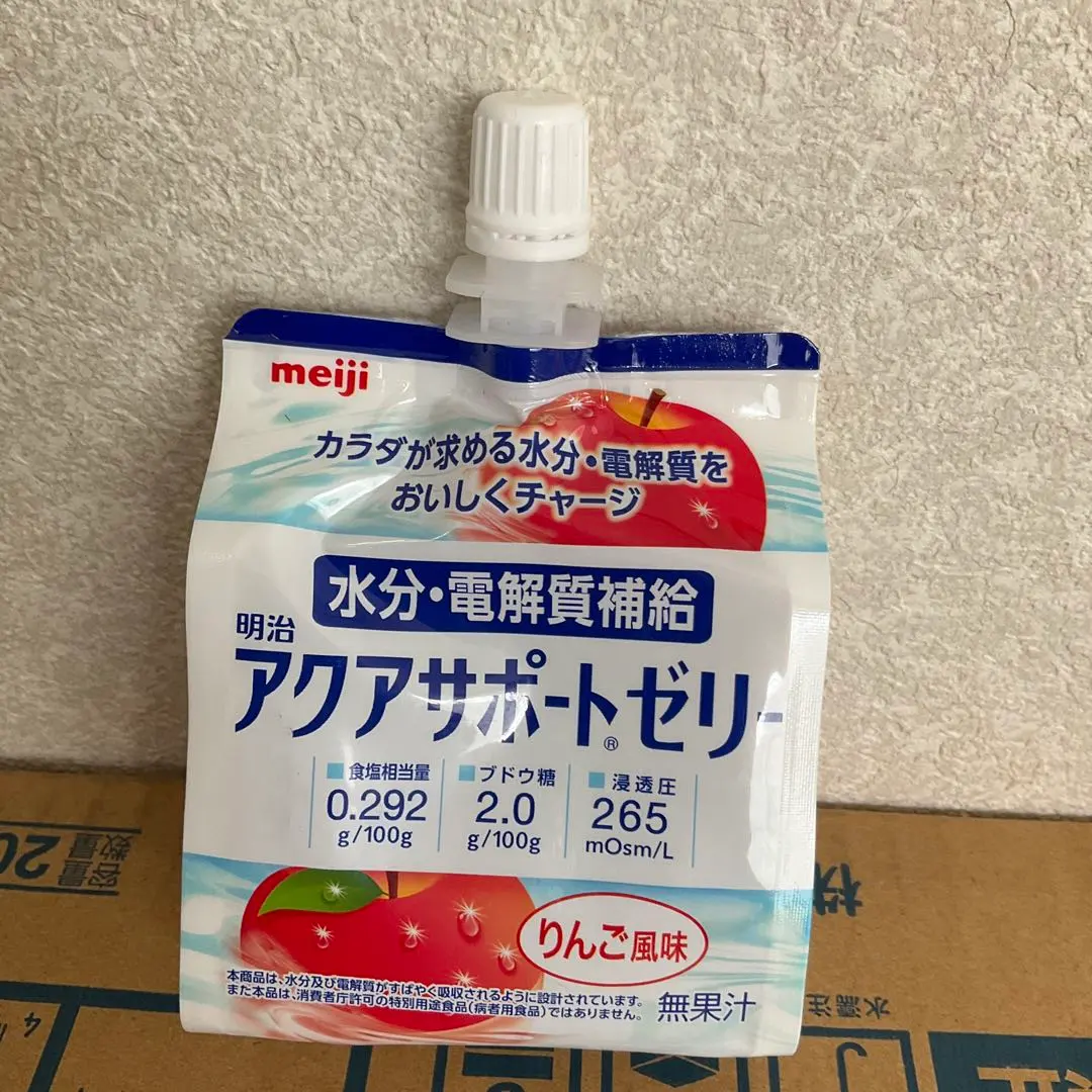 Thumbnail of Meiji Aqua Support Jelly Apple Flavor 200g