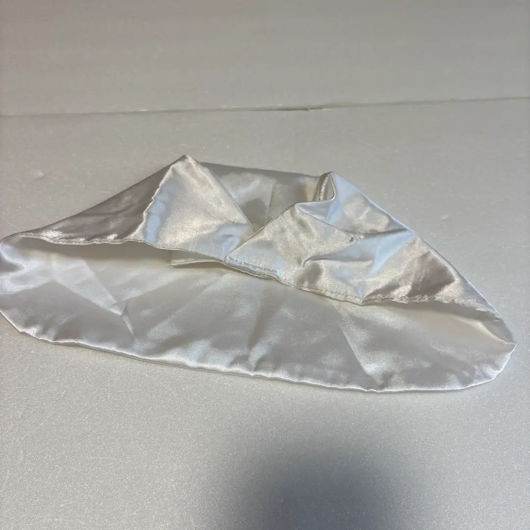 護士帽 白色 緞面 的縮圖