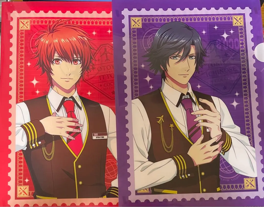 Thumbnail of Uta no Prince-sama COCO'S Limited Clear File / Otoya Ittoki, Tokiya Ichinose