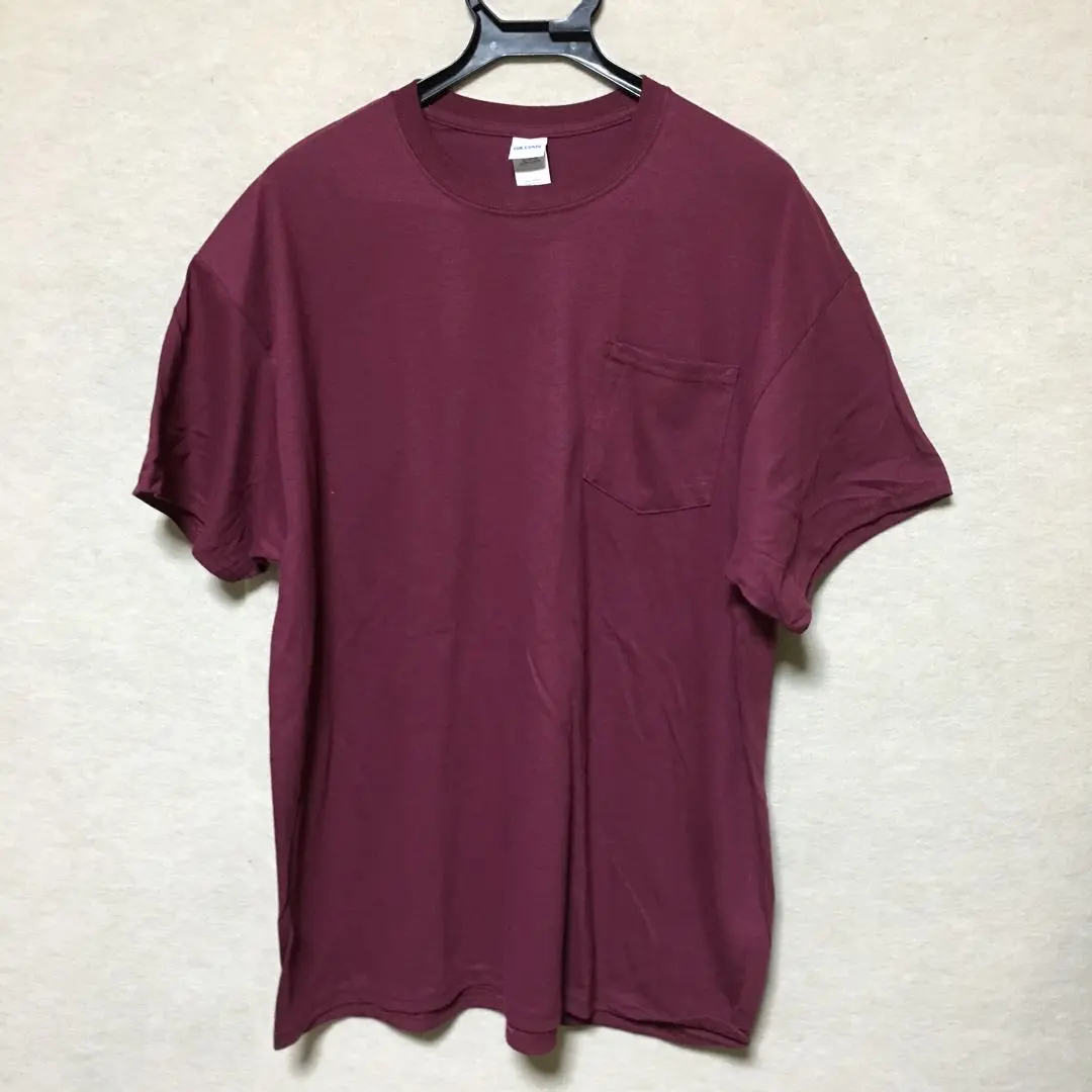 Thumbnail of New GILDAN Gildan Short Sleeve T-shirt with Pocket, Maroon, XL