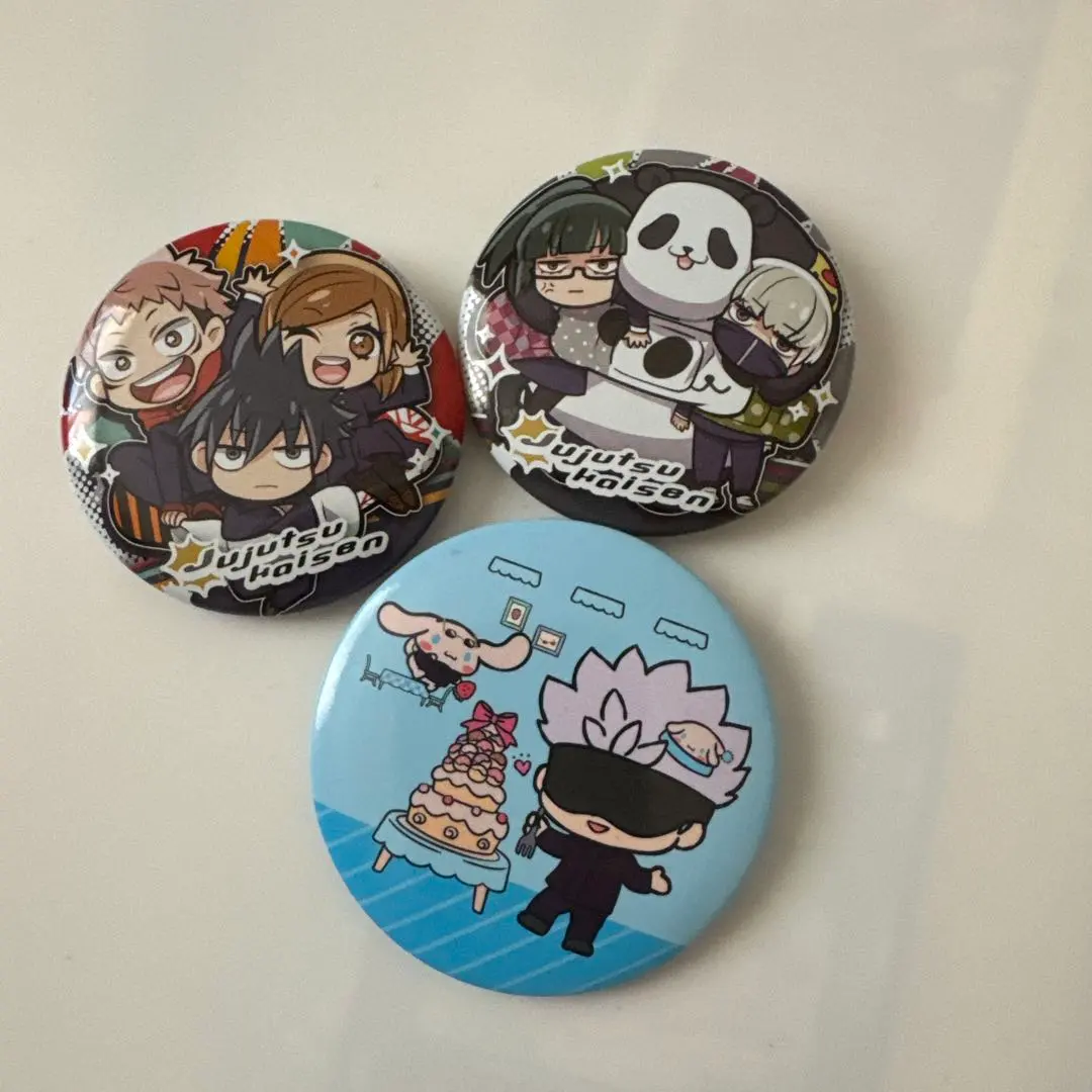 Thumbnail of Jujutsu Kaisen Can Badge Set of 3