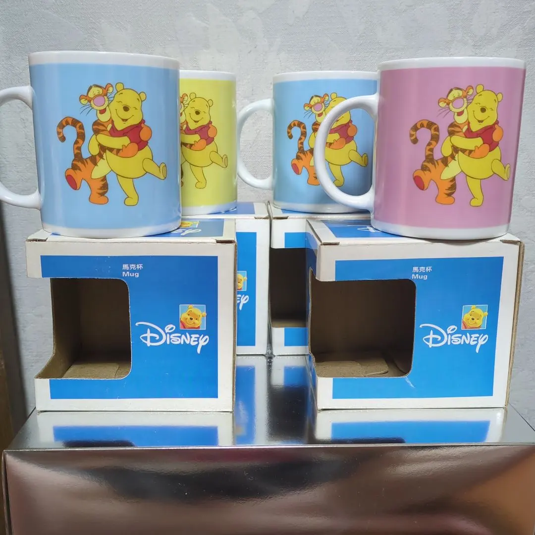 Thumbnail of Disney Winnie the Pooh Tigger Mug Set of 4, New with Box