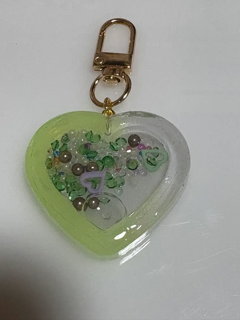 Thumbnail of Resin heart-shaped charm