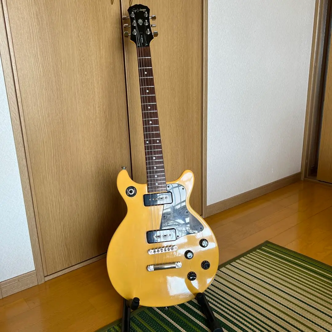 ⭐︎Edwards エドワーズ⭐︎レスポールスペシャル　ダブルカッタウェイ　イエロー Gibson Les Paul Special DC TV Yellow - guitarshoptantan