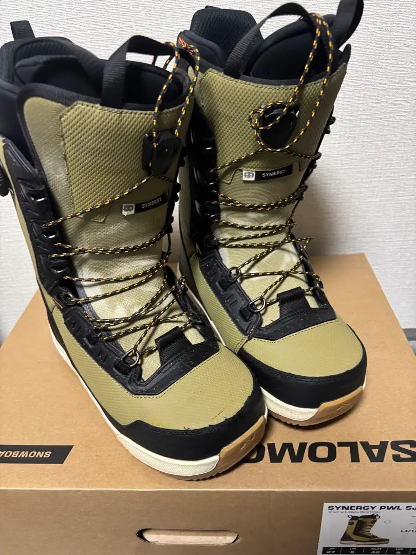 新品未使用　Salomon SYNERGY サロモン　シナジー Amazon | サロモン(SALOMON) スノーボードブーツ SYNERGY PWL SJ