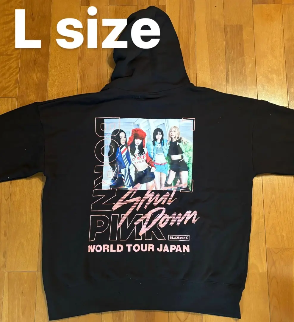 Amazon | [BLACKPINK] パーカー Shut Down Photo Grid Logo