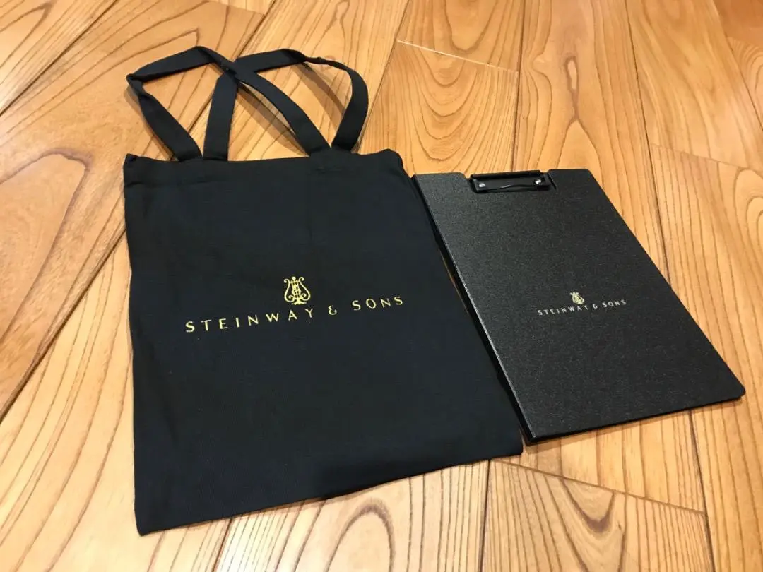 両面印刷！スタインウェイ トートバッグ　レッスンバッグ　Steinway C 両面印刷！スタインウェイ トートバッグ レッスンバッグ