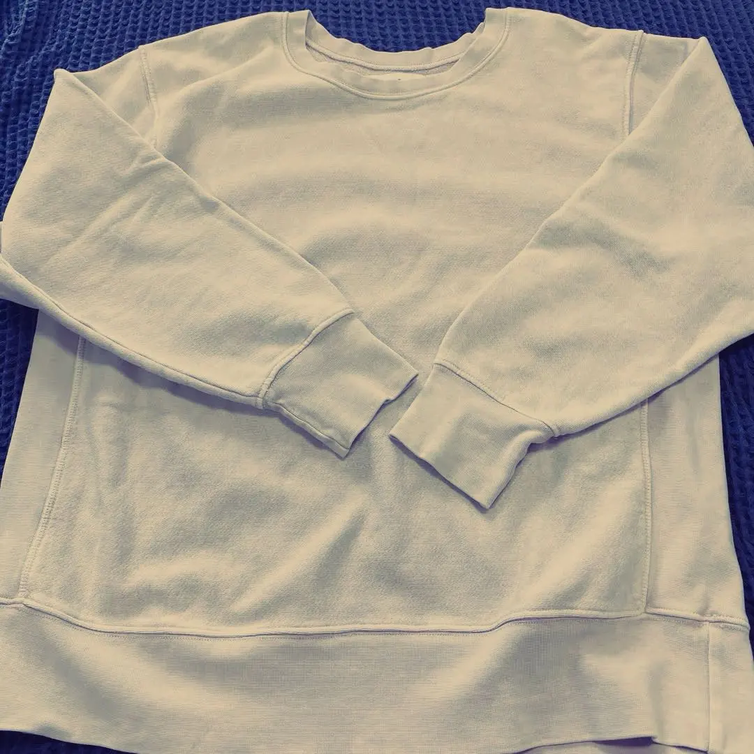 Thumbnail of Ron Herman RHC LES TIEN Vintage Processed Sweatshirt XL Beige