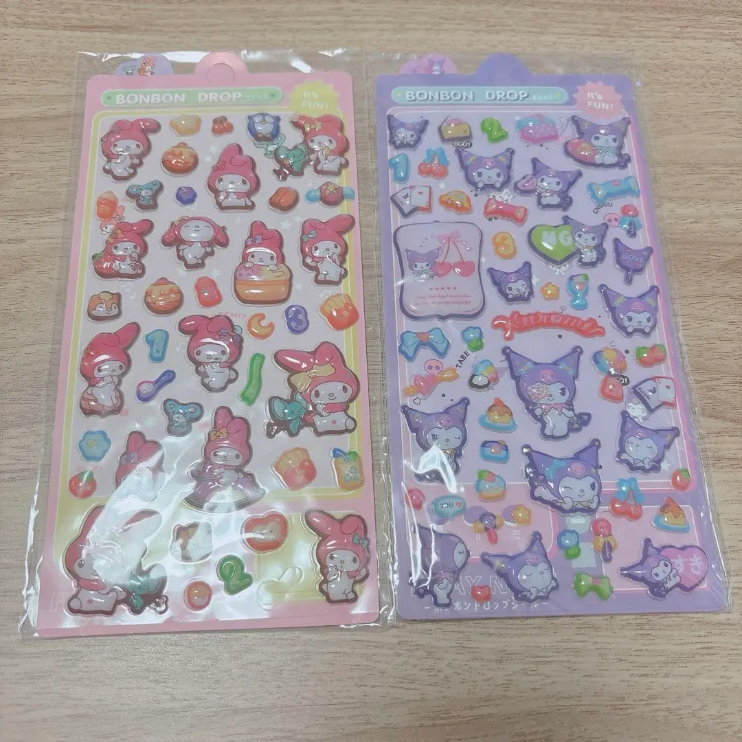 Thumbnail of Bonbon Stickers My Melody Kuromi