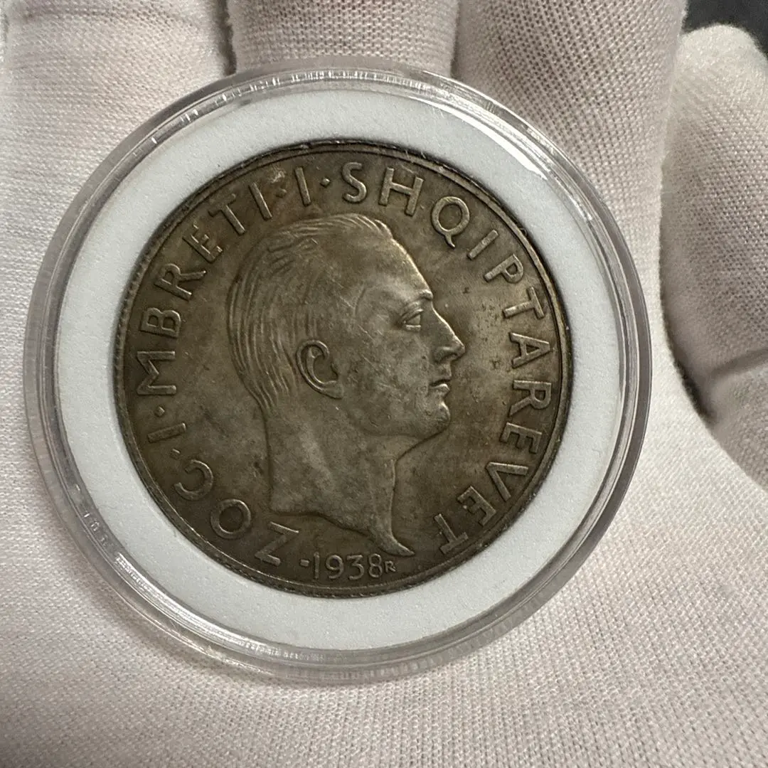 1935年R アルバニア 2 FRANG AR 銀貨　レア 1935年R アルバニア 2 FRANG AR 銀貨レア