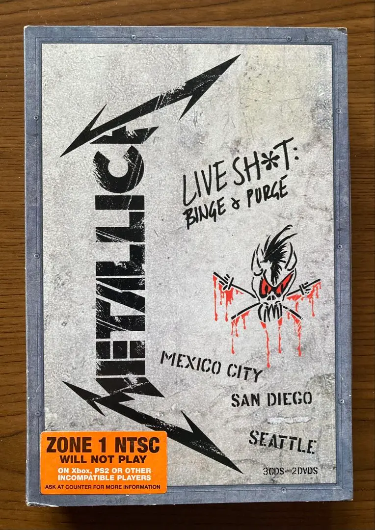 Metallica – Live Shit: Binge & Purge – Box Set (Reissue): 3 x CD, 3 x VHS,  1994 [r10065644] | Discogs