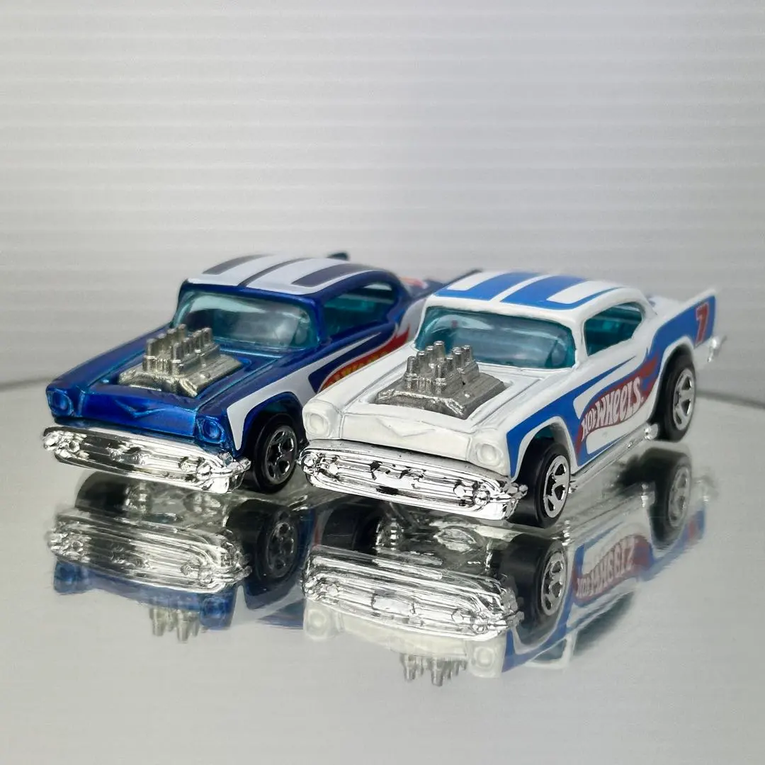 Thumbnail of Hot Wheels Diecast Cars HW Racing '57 Chevrolet - Set of 2