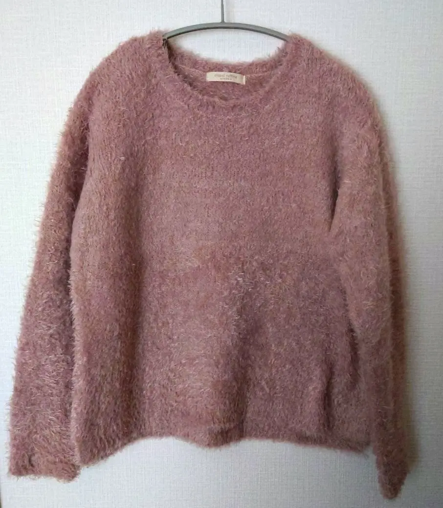 【美品】粉色 長袖 毛衣 針織衫 Shocolafine Robe 上衣 的縮圖