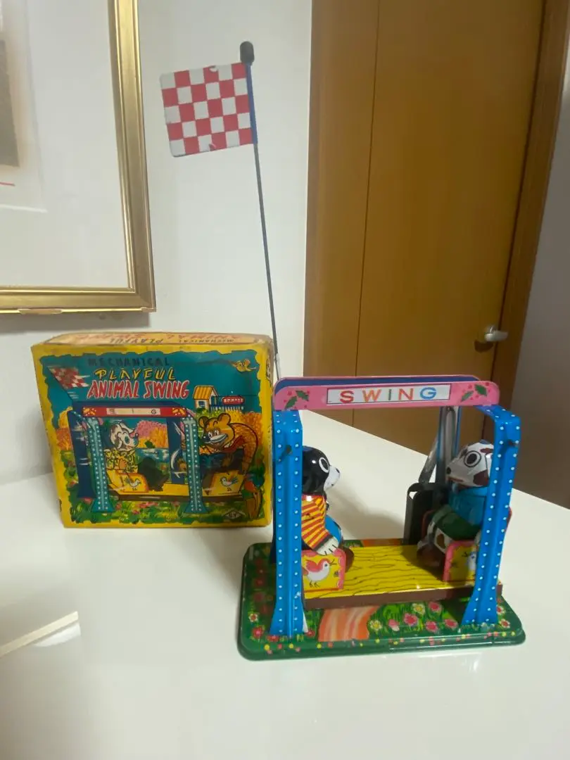 ⭐️ (株)米屋製 ANIMAL SWING /箱付き/振り子旗付きです ⭐️ (株)米屋製 ANIMAL SWING /箱付き/振り子旗付きです