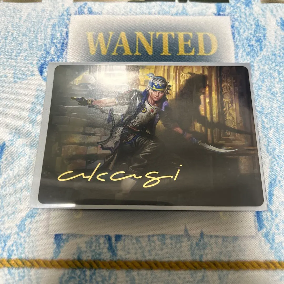 T*i様 FF7 25th デジタルカードクラウド　箔押サイン　マグネット　ロー T*i様 FF7 25th デジタルカードクラウド 箔押サイン マグネット