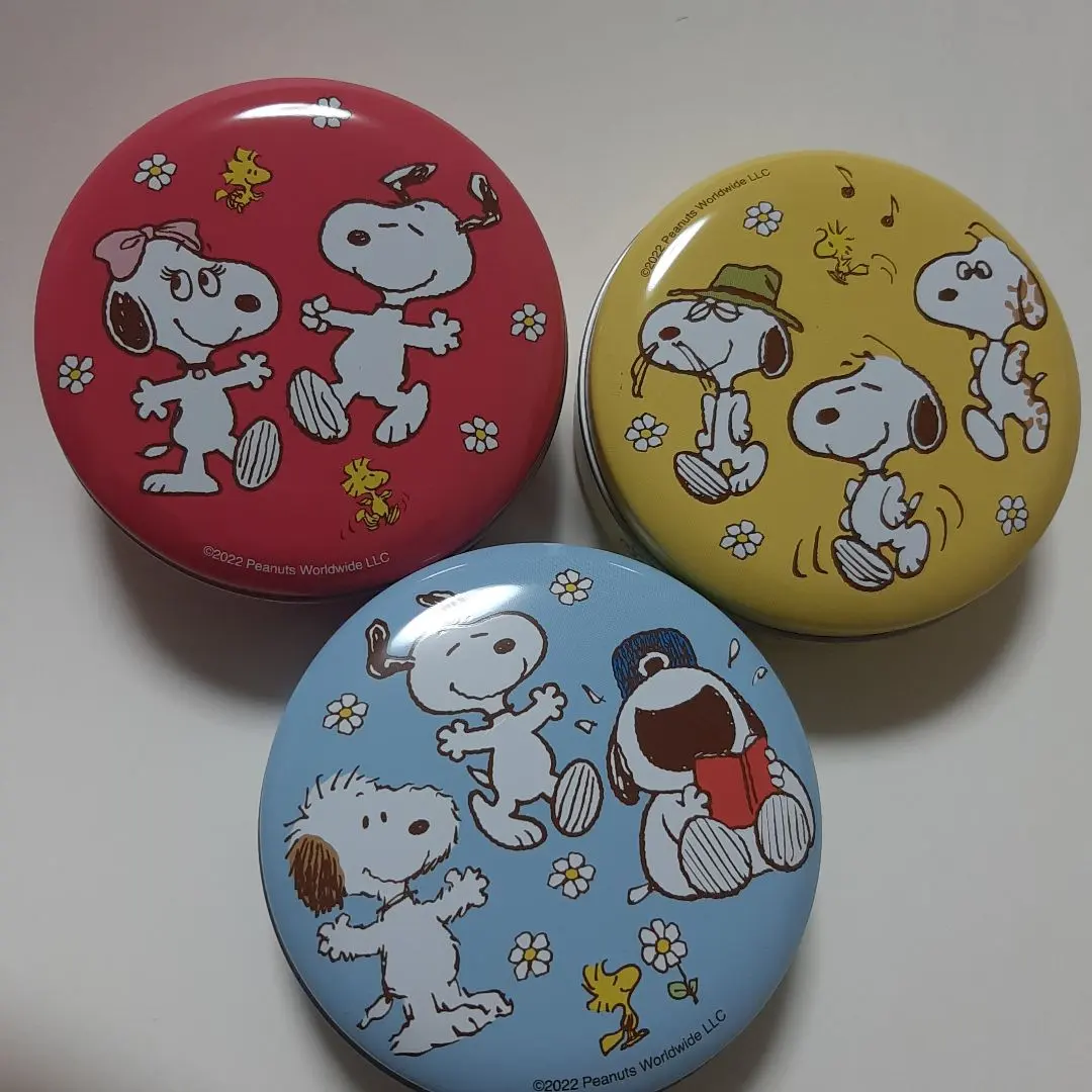 Thumbnail of Snoopy Empty Can Set of 3!