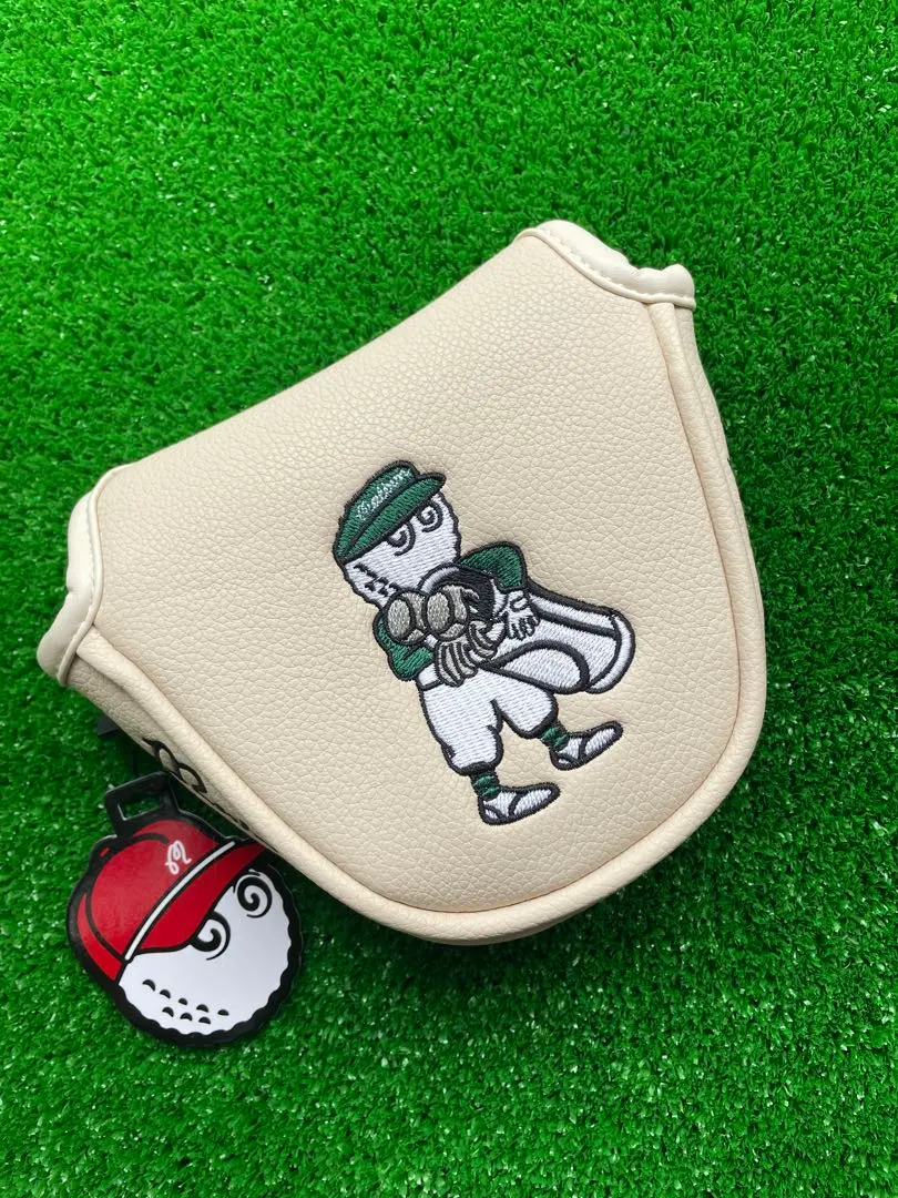 Thumbnail of Malbon Golf Head Cover, Mallet Type, Cream Color