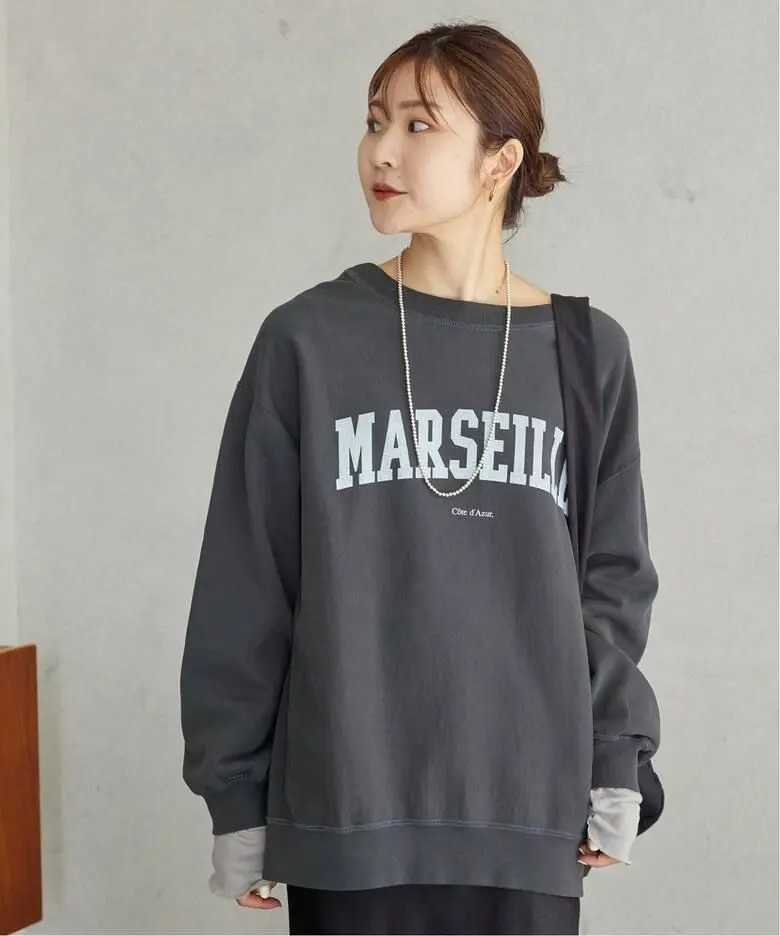 @kaikun様　SLOBE IENA　MARSEILLE ロゴスウェット SLOBE IENA｜《WEB限定/追加予約》MARSEILLE ロゴスウェット
