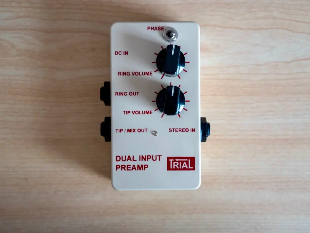 TRIAL WIDE PREAMP プリアンプ　ハンドメイド TRIAL WIDE PREAMP | 高早楽器技術 / TRIAL Online Shop