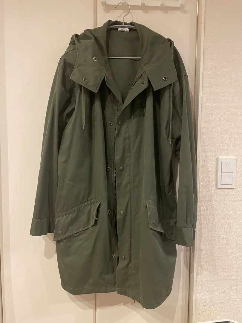 Thumbnail of Olive Green Long Mod Coat