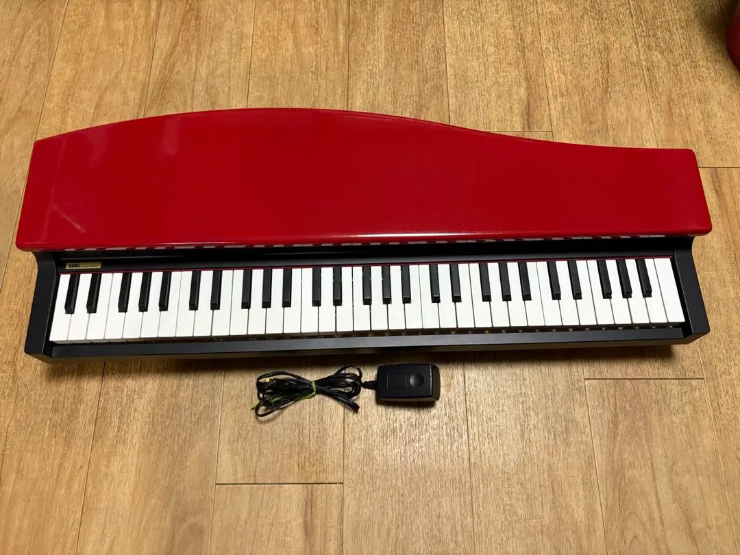 Amazon | KORG MICROPIANO マイクロピアノ ミニ鍵盤61鍵 レッド