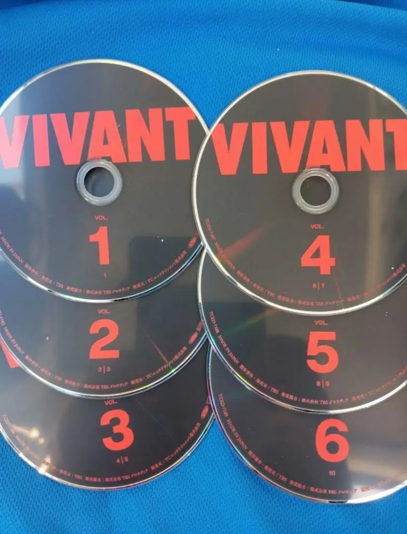 VIVANT DVD レンタル落ち 全6巻 セット Amazon.co.jp: DVD VIVANT 全6巻 堺雅人 阿部寛 ケース無し発送